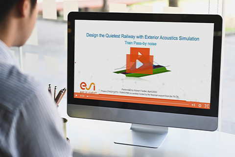 Design the quietest railway with exterior acoustics simulation software