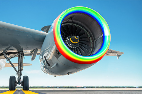 Sheet metal formed part of aero engine