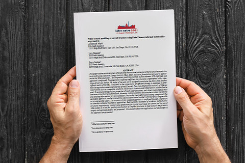 technical paper on vibro acoustic modeling of aircraft structures using finite element  informed statistical 