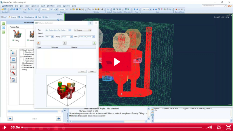Quickcast Sandcasting Simulation Webinar