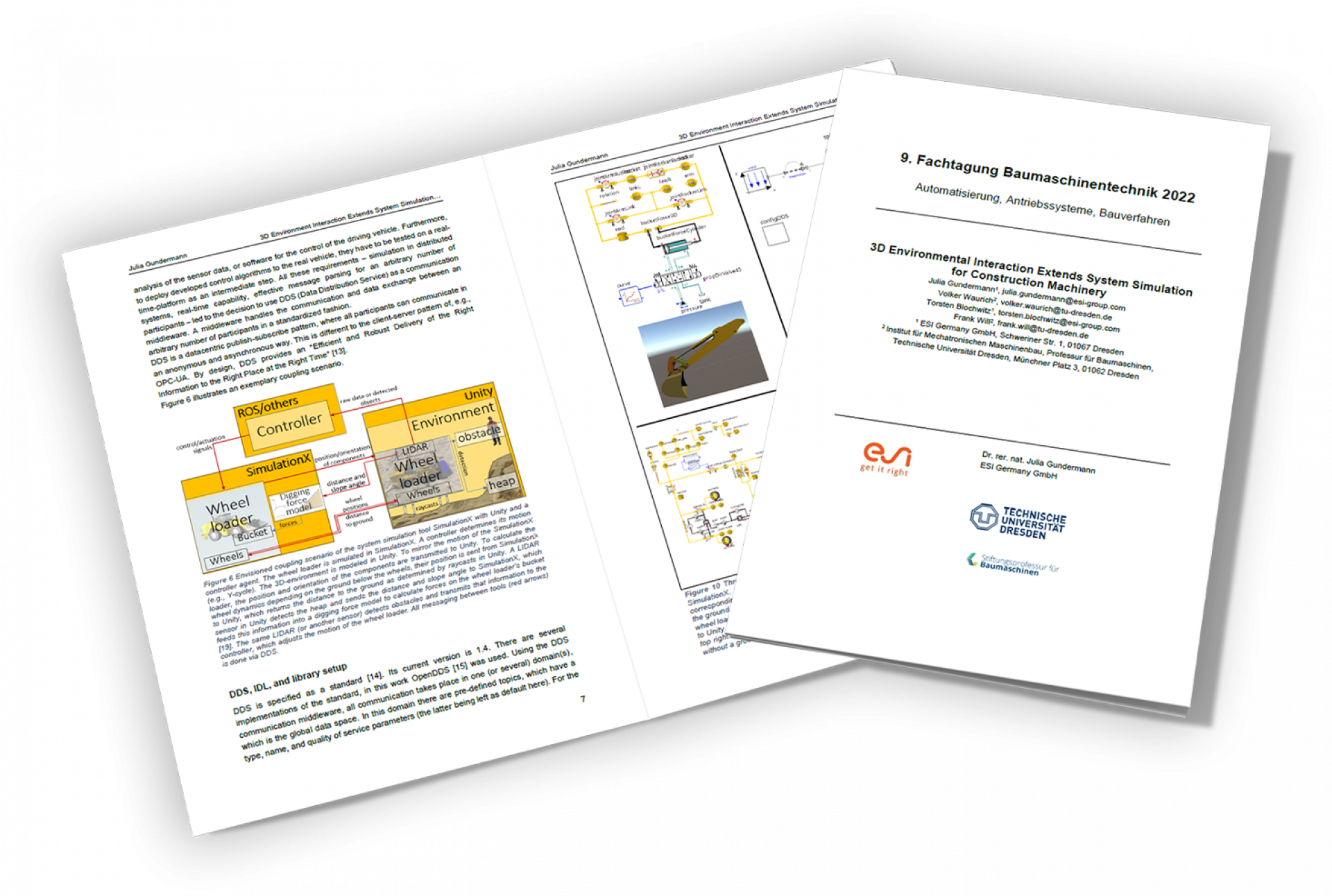 Simulation for construction machinery